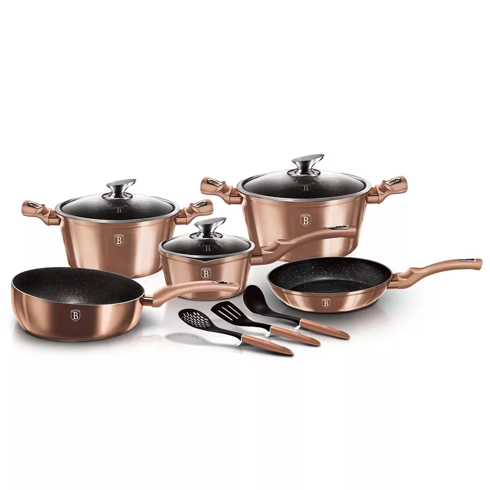 Berlinger Haus ed�nyk�szlet, 11 r�szes, Metallic Line Rose Gold Edition